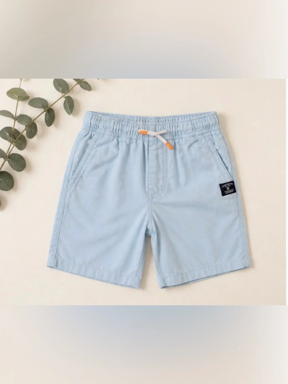 Lucky Brand Boys Light Blue Pull-On Shorts | Size 7 | Summer Essential
